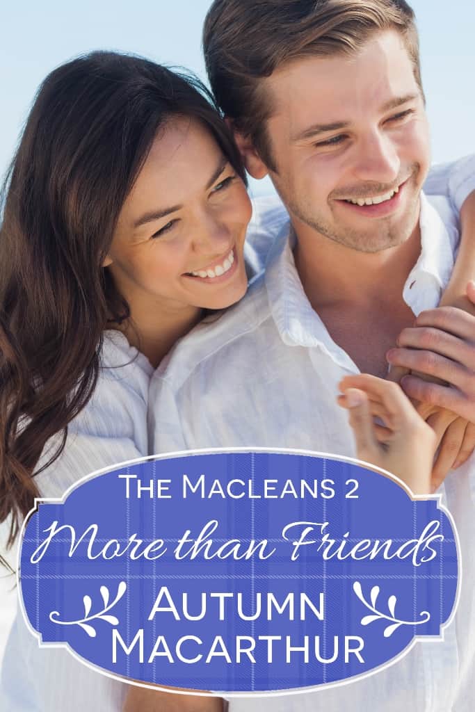 Cover image for sweet Scottish inspirational romance More Than Friends by Autumn Macarthur
