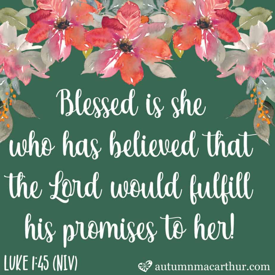 Blessed is she…