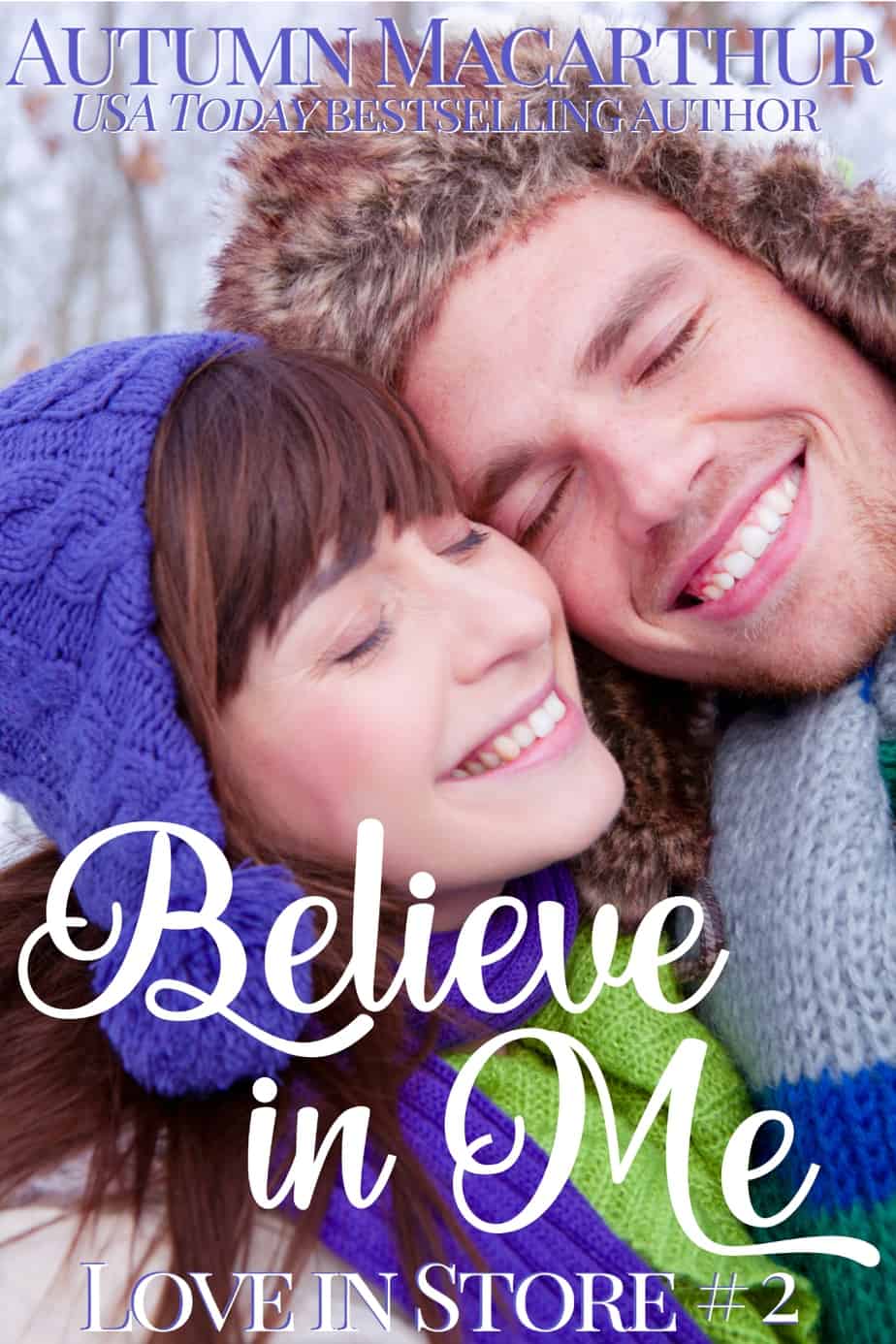 Cover image for London Christmas sweet inspirational romance Believe In Me by Autumn Macarthur