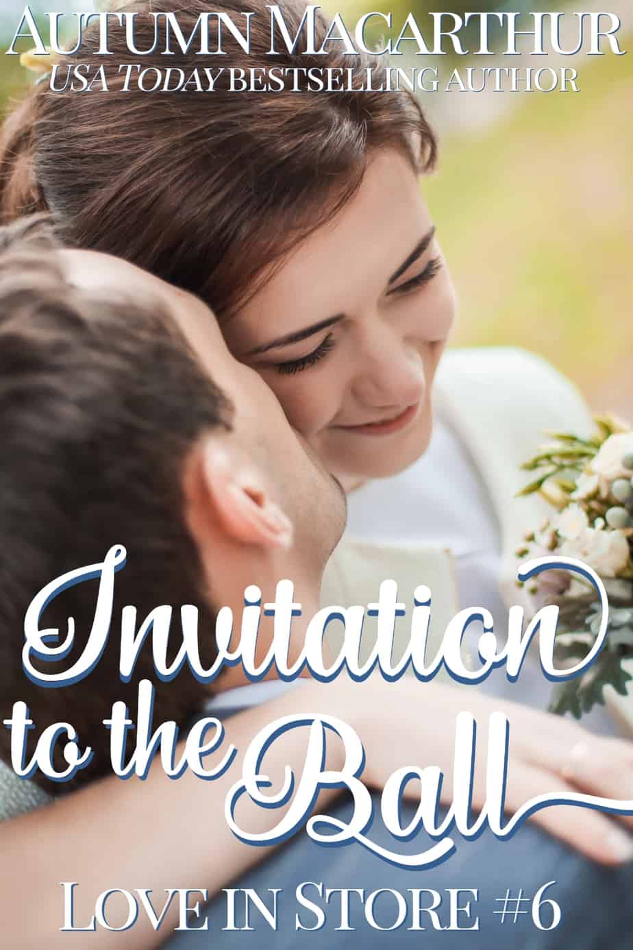 Cover image for Invitation to the Ball by Autumn Macarthur, a sweet shorter friendship-to-love Cinderella romance set in London.