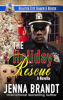 Cover image for The Holiday Rescue: A K9 Handler Christmas Romance by Jenna Brandt